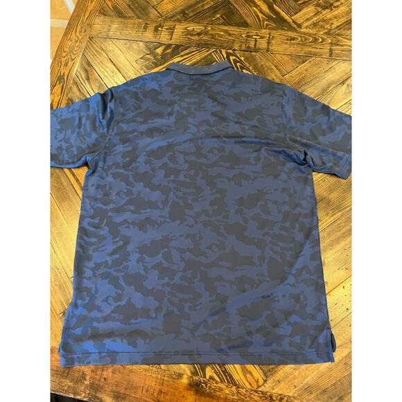 Peter Millar Golf Polo Men XL Blue Camo Indianapolis Colts Game Day Tailgate - Picture 3 of 9